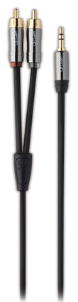 QED Performance 3.5mm to RCA - J2P Graphite